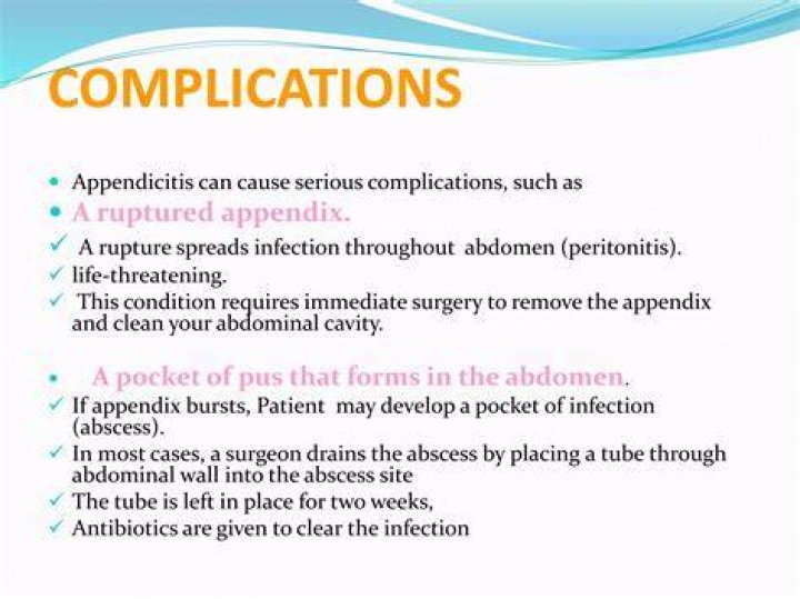 Why is ruptured appendix life threatening?